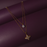 Golden American Diamond Two Layer Chain Necklace Set
