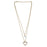 American Diamond Two Layer Chain Necklace Set