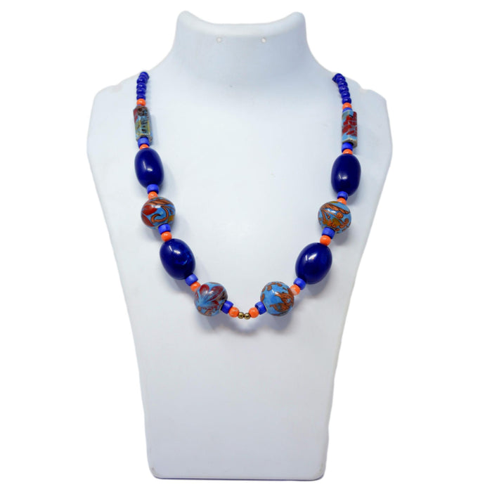 Blue Beads Necklace