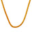 Plain Gold Chain Necklace Close Up
