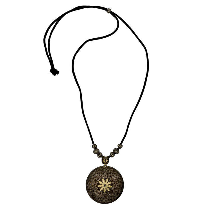 Oxidised Black Dhhaga  Necklace