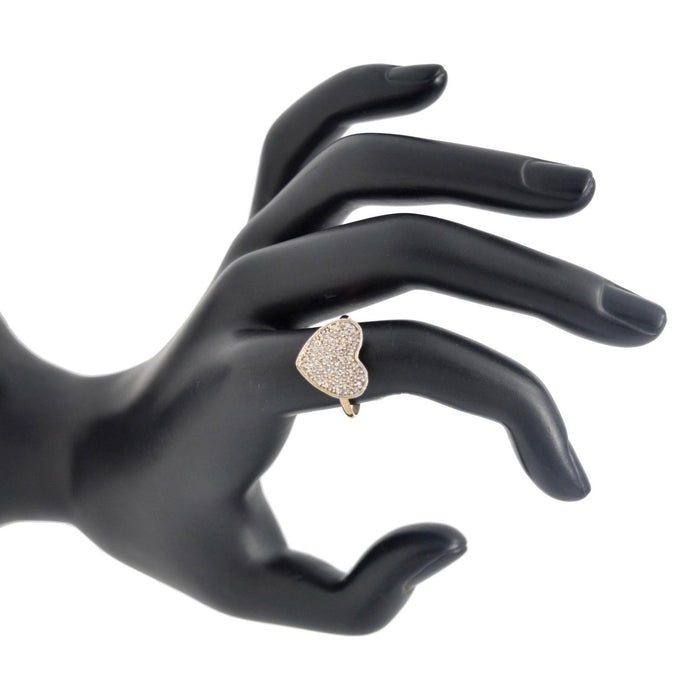 American Diamond Ring On Hand