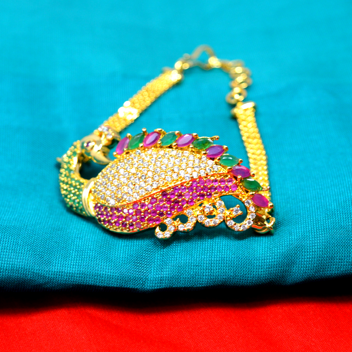 Elegant Peacock Gold Bracelet Design Preferred South Indian Covering  Jewellery Online B24057