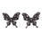 Oxidised Butterfly Earrings