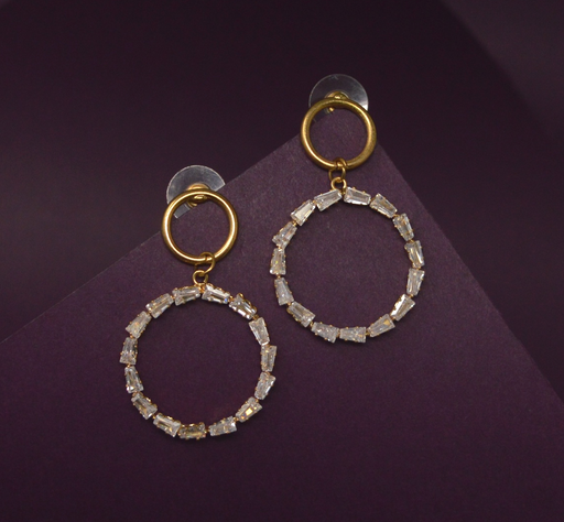 Modern American Diamond Earrings