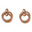 Rose Gold Earring Front View