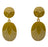 Yellow Golden Earring Front View