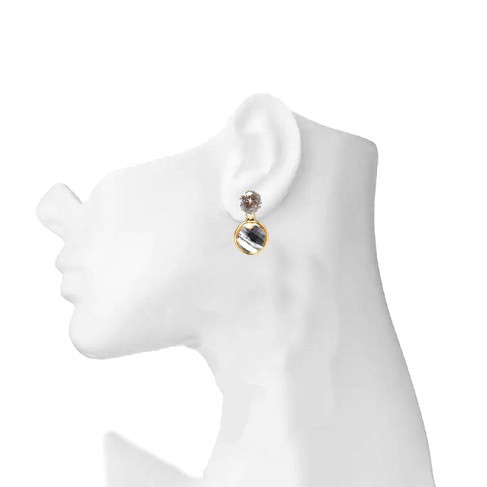 American Diamond Earring On Mannequin