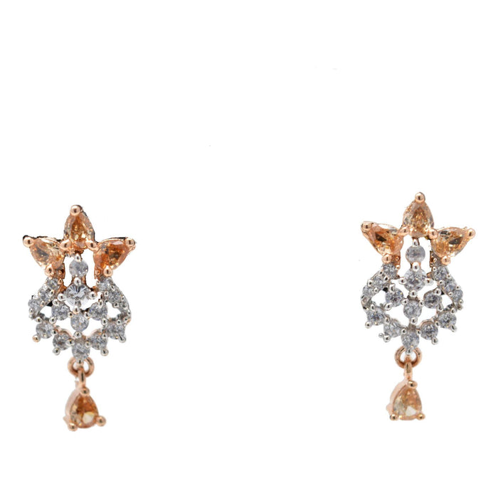 American Diamond Mangalsutra Set Earrings