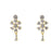 American Diamond Mangalsutra Set Earrings