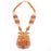 Samudra Manthan Pendent Moti Necklace Front View