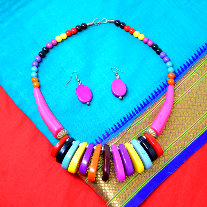 Necklaces & Chains | Colour Beads Necklace | Freeup