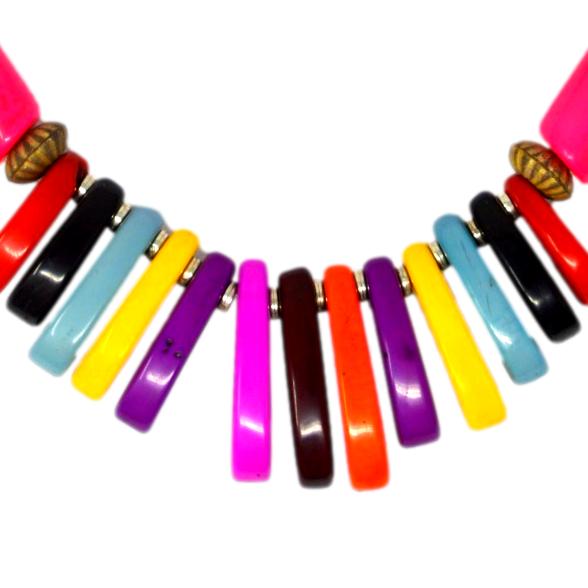 Multi Colour Beads Necklace Set