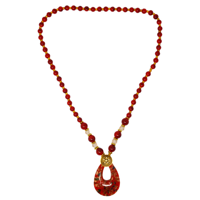 Red Beads Necklace
