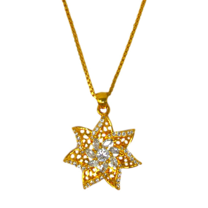 American Diamond Chain Necklace Set