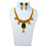 Green stone Thushi Necklace Set