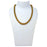Gold And Black Beads Gajra Mala On Mannequin