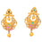 Moti Temple Finish Necklace Set Earrings
