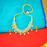 Blue Dhaga Temple Necklace Set Color