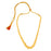 Golden Finish Moti Mala Necklace Top View