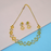 American diamond & gold Finish Necklace Set Color