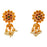 Temple Moti Guccha Necklace Set Earrings