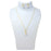 White Pearl Chain Necklace Set On Mannequin