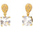 American Diamond Chain Necklace Set Earrings