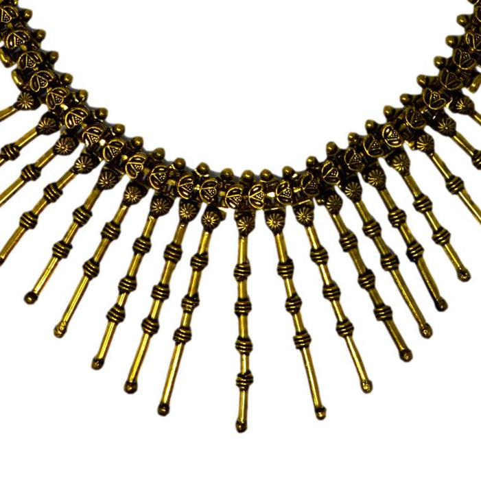 Golden Oxidised Necklace