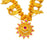 Red & American Diamond Kolhapuri Saaj Necklace Close Up