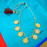 Gold Finish Laxmi Coin Necklace Color