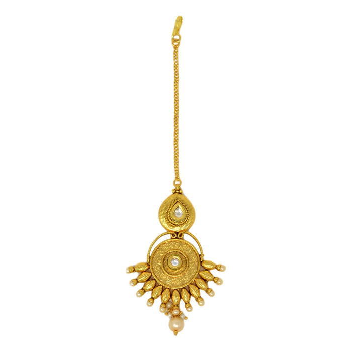 Bridal Gold Finished Jewellery Set Buy Online | Saaj