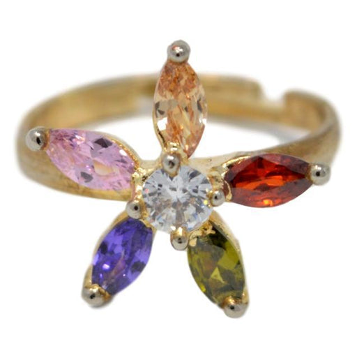 Colour Stone Ring Front View