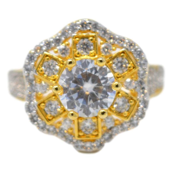 American Diamond Ring Front View