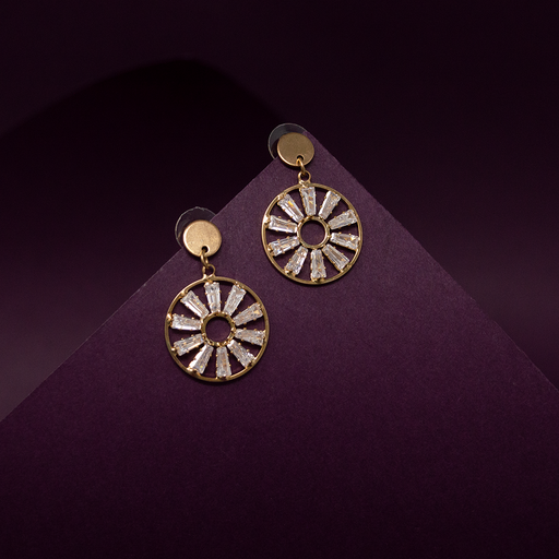 Modern American Diamond Earrings