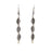 Black & White Pendant Oxidised Necklace Set Earrings