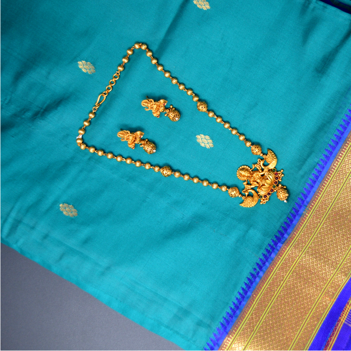 Laxmi Temple Necklace Set