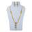 Moti, Green Stone Necklace Set On Mannequin