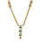 Moti, Green Stone Necklace Set Close Up