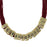 Red Dhaga Layer Golden Necklace Close Up