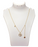Opal-like Veneer Pendant Necklace On Mannequin