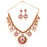 Red, Green Stone & Moti Jaypuri Necklace Set