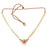 Moti & Red Stone Tanmani Necklace Top View
