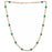 Green Mani & Moti Mal Necklace Top View