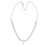 White American Diamond  Necklace Top View