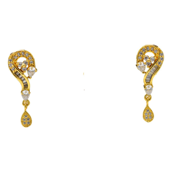 American Diamond Pendant Set Earrings